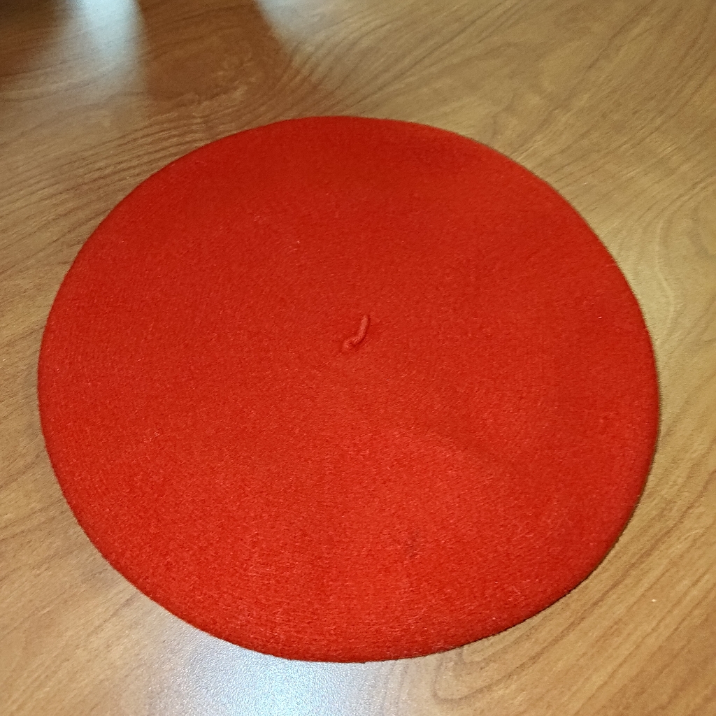 Pierre Laulhere Vintage Red Wool One Size French Men's Beret Beatex